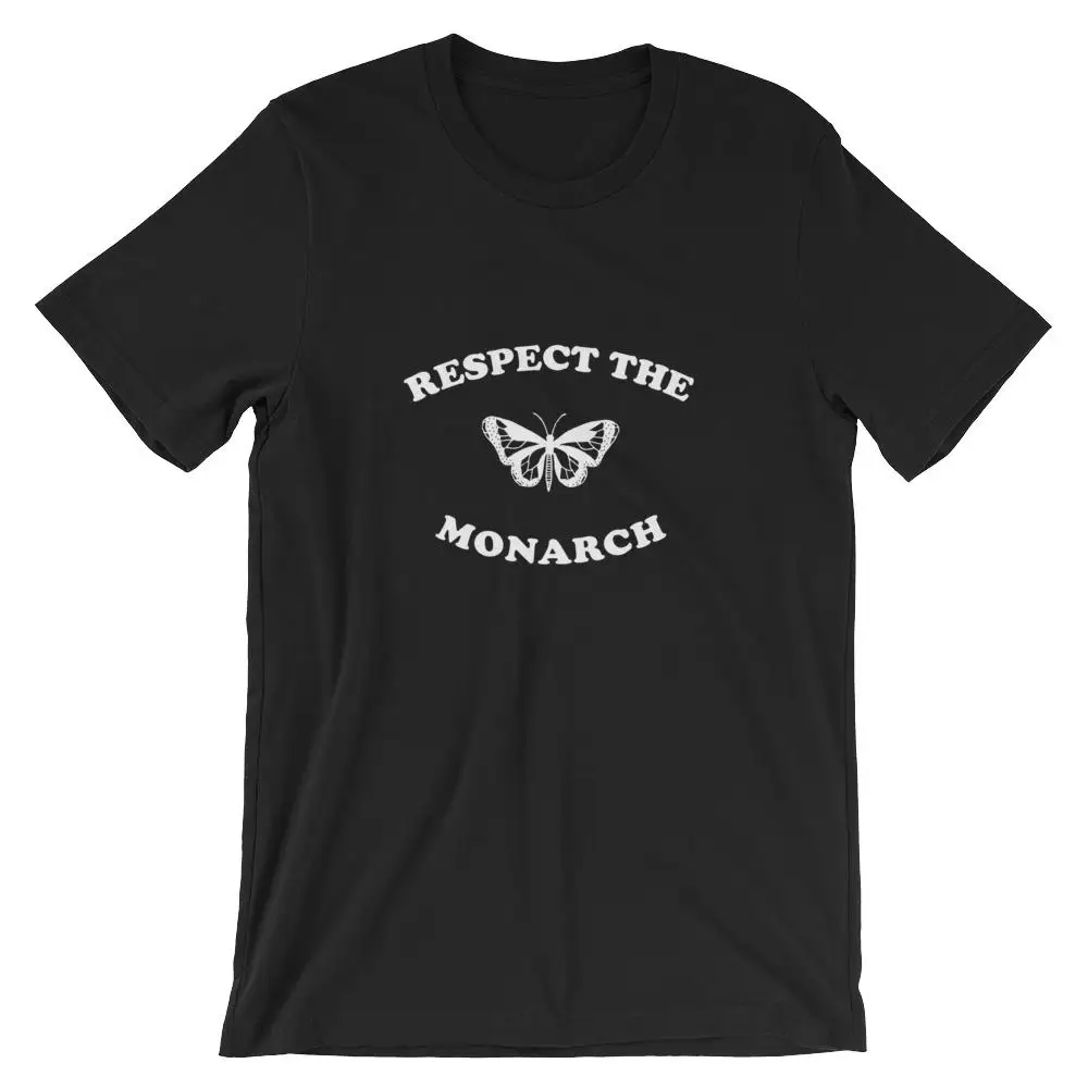 С уважением относимся к MONARCH футболка camisetas эстетику в винтажном стиле