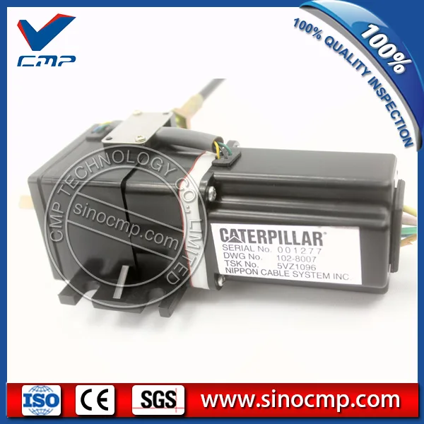 

throttle motor 102-8007 with single cable for E307B 307B excavator