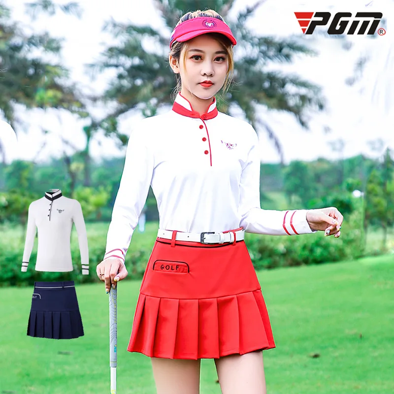 Женские рубашки для гольфа Crestgolf Спортивная Женская мини юбка гольфы женская