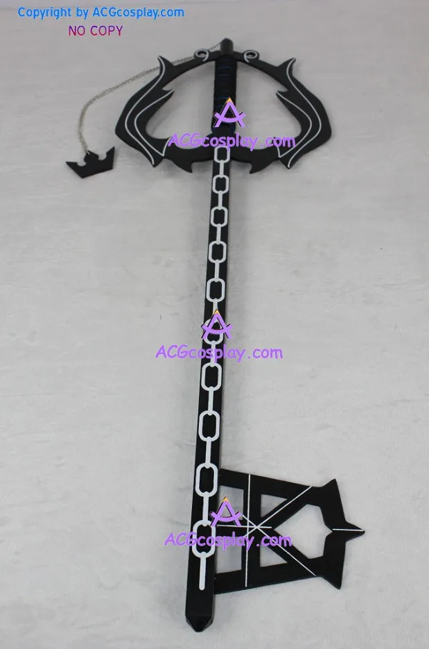 Kingdom Hearts Oblivion Keyblade cosplay props WOOD made simple version 36inch ACGcosplay | Тематическая одежда и униформа