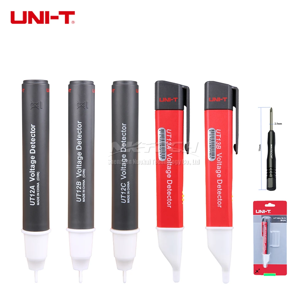 Измеритель Напряжения UT12A UT12B UT12C UT13A UT13B детектор бесконтактного напряжения вольт