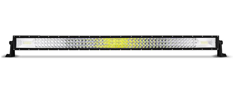 AUXMART 3 ряд 4" светодиодный бар 22" 3" 50" изогнутый внедорожный светодиодный рабочий светильник для грузового пикапа 4X4 Camber тонкий светодиодный светильник 12 В 24 В
