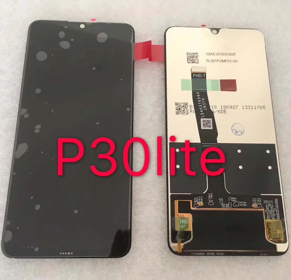 2312*1080 AAA Качество ЖК-дисплей для HUAWEI P30 Lite ЖК-дисплей Экран дисплея для HUAWEI P30 Lite Nova 4e поддержки 10-Touch
