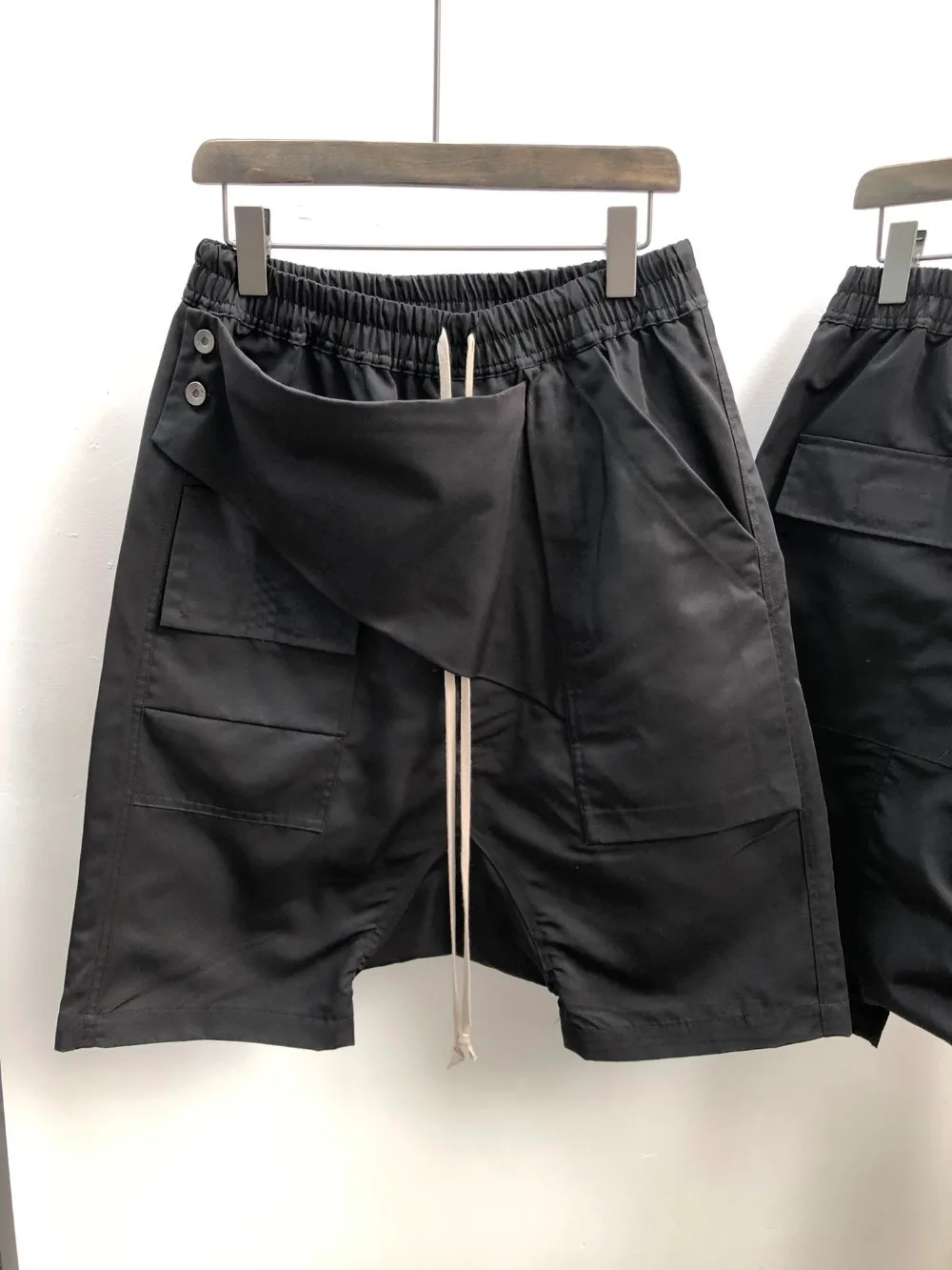 19ss Owen Seak мужские повседневные короткие шаровары в готическом стиле мужская одежда Спортивные штаны летние женские свободные черные короткие размер XL