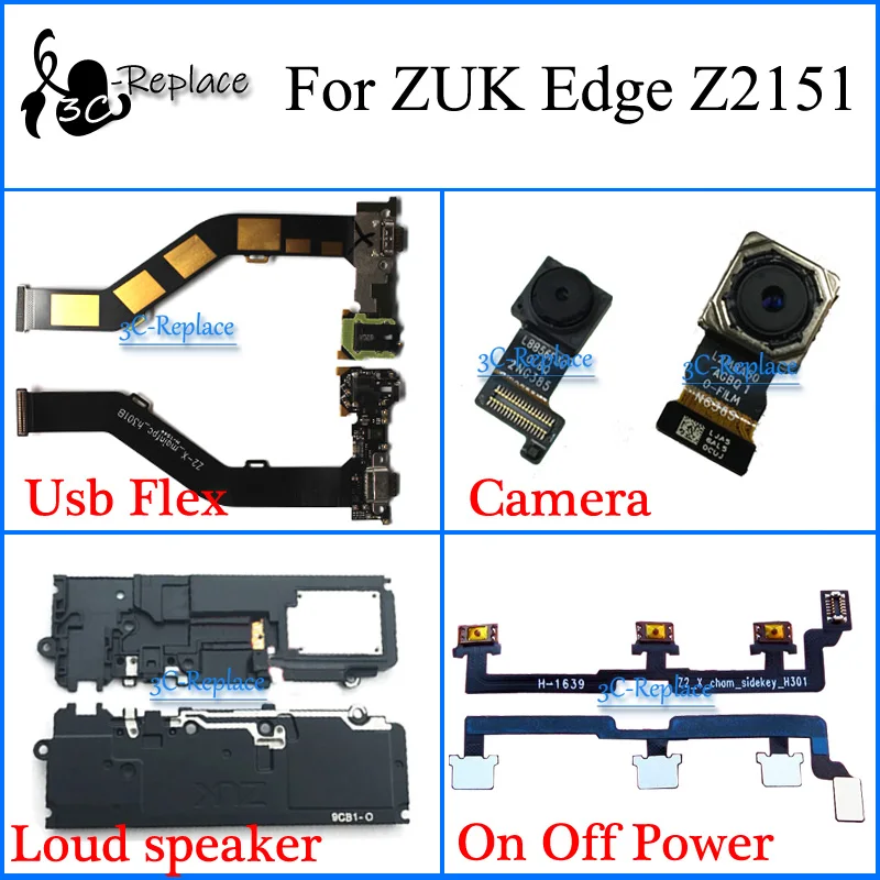 Гибкий кабель для камеры Lenovo ZUK Edge Z2151 с громкой связью и USB портом зарядки|Шлейфы