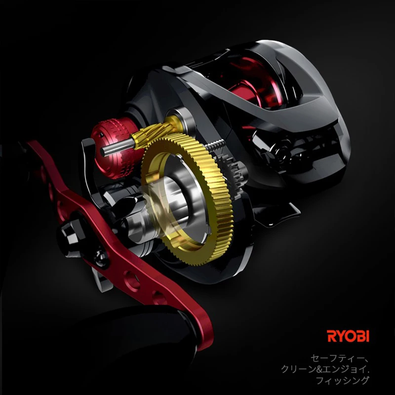 Ryobi открытая спортивная рыбалка шестерни комплект Спиннинг удочка для