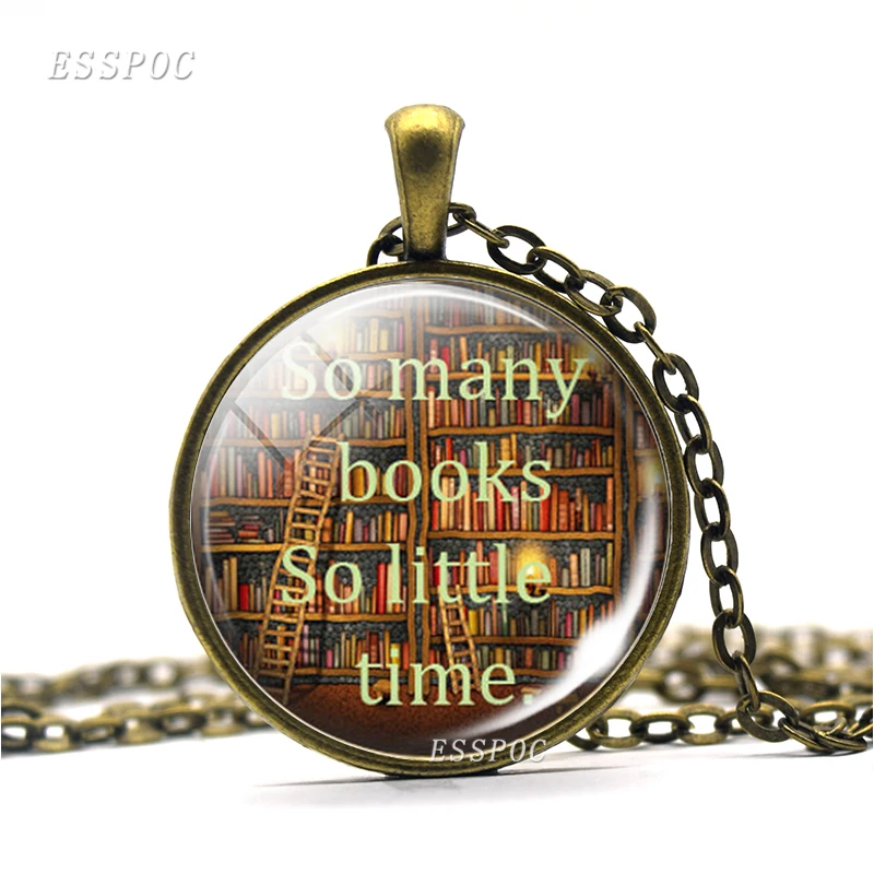 Ожерелье в ретро стиле стеклянное колье с подвеской виде книги и кота Так много