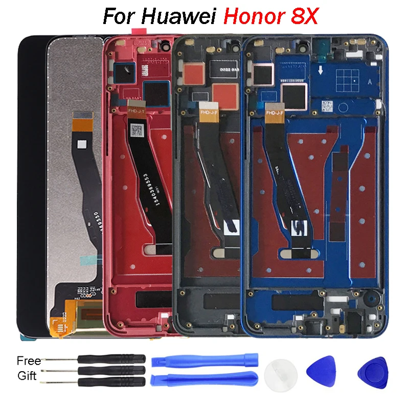 for Huawei Honor 8X LCD Display Touch Screen Digitizer Assembly 6.5&quot Replacement TouchScreen display Repair | Мобильные телефоны