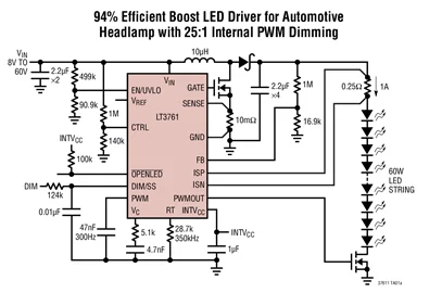 LT3761EMSE LT3761IMSE LT3761HMSE LT3761AEMSE LT3761AIMSE LT3761 60VIN светодиодный контроллер с внутренней