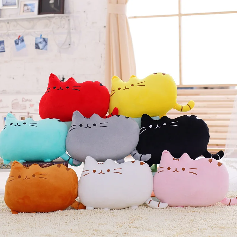 40*30 см Kawaii Cat подушки мягкие плюшевые куклы животных детские милые игрушки