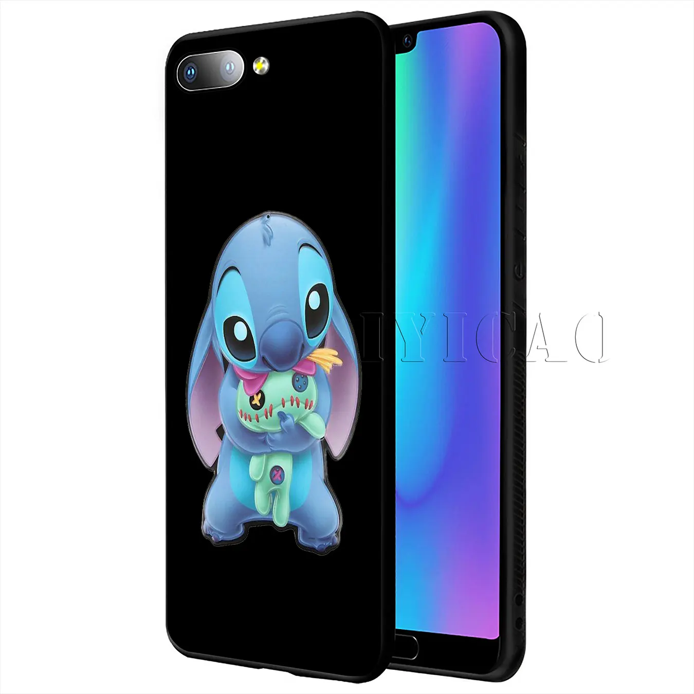 IYICAO Мягкий силиконовый чехол для телефона с рисунком Лило Стич Huawei Y9 Y7 Y6 Prime 2019 Honor