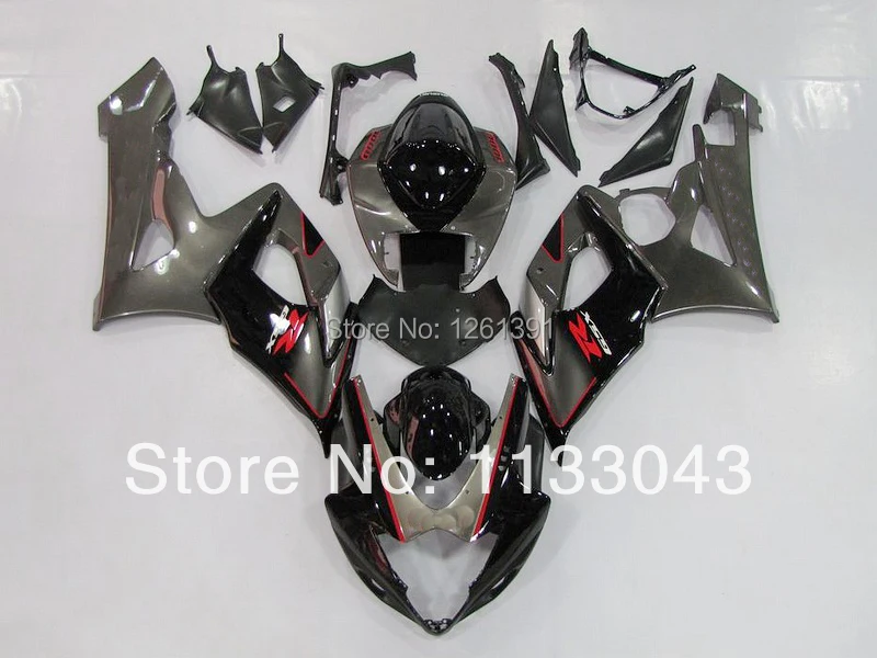Литьевая форма Новый обтекатель для SUZUKI GSXR1000 K5 05 06 серый черный GSXR 1000 GSX-R1000 GSX R1000