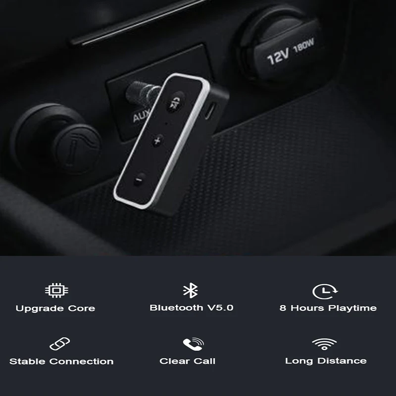 Беспроводной bluetooth приемник KEBIDU BT510 разъем 3 5 мм для автомобильной музыки аудио Aux