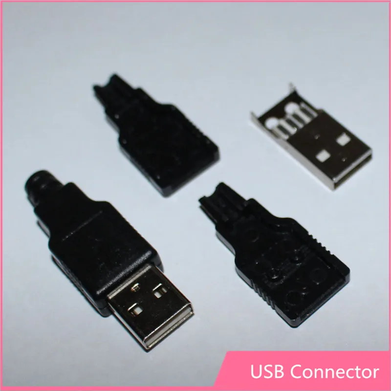 2 пары штекерных разъемов USB + 5*0 7 мм Штекерный разъем питания постоянного тока для