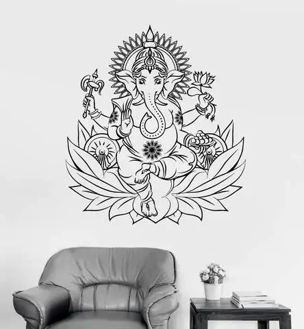Vinyl Art Wall Stickers Buddha Yoga Meditation Home Decoration Fashion Modern Livingroom Decals Decor XL26