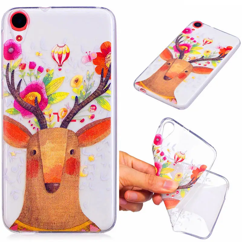 For HTC Desire 820 D820 D820U D820T Case Transparent Anime Silicone TPU Skin Soft Back Cover for 820G |