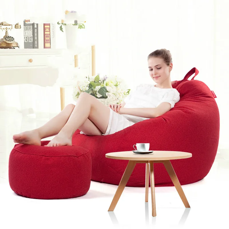 Ленивый диван мешок с педалью креативный одиночный для спальни гостиной ленивый