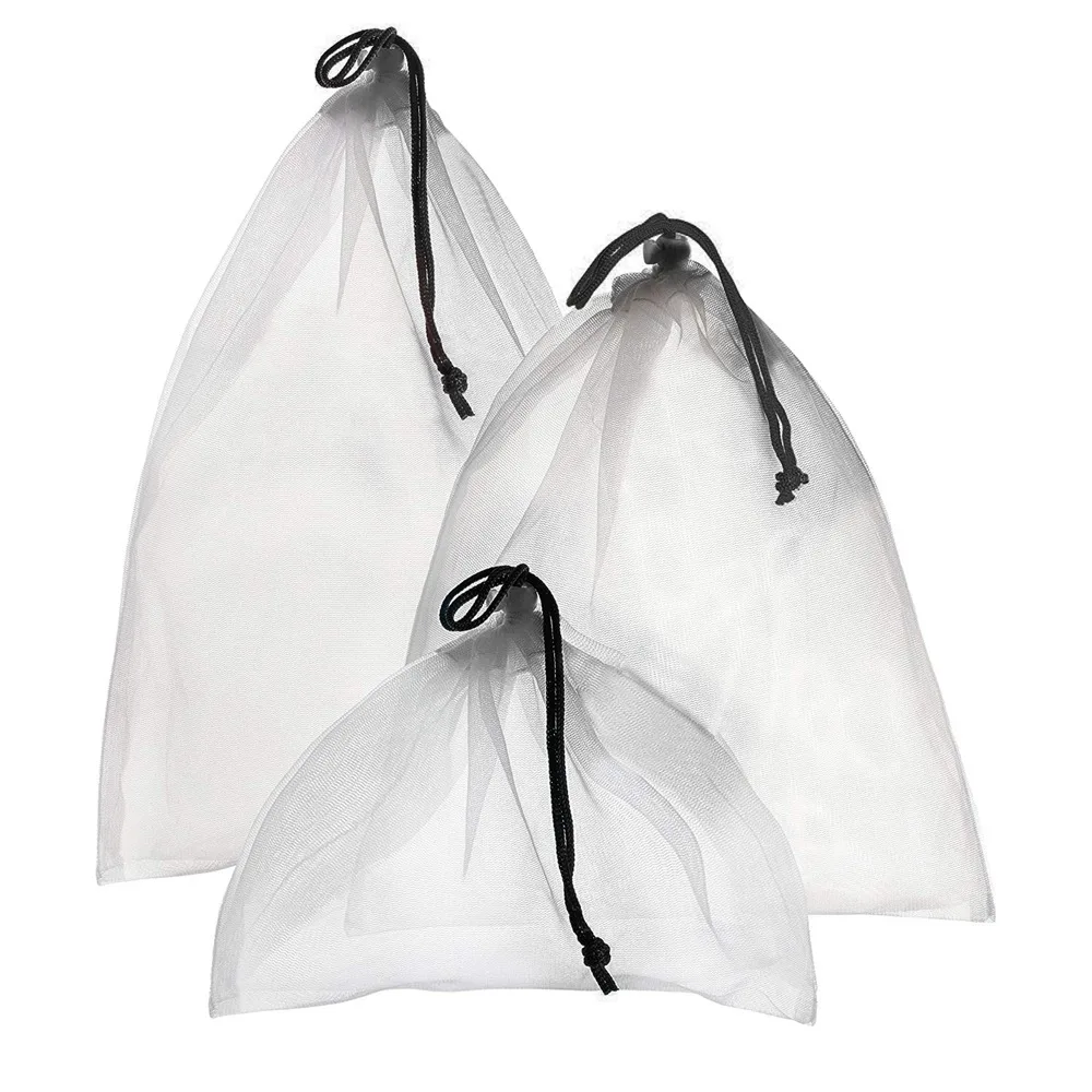 9 шт./компл. многоразовые сетчатые сумки премиум класса кухонные для фруктов и