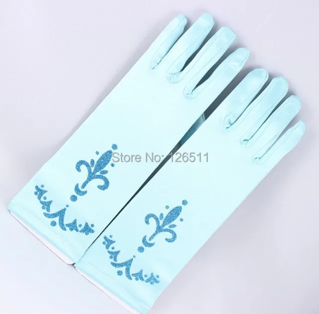 Пластиковая корона с париком волшебная палочка перчатка для девочек аксессуары