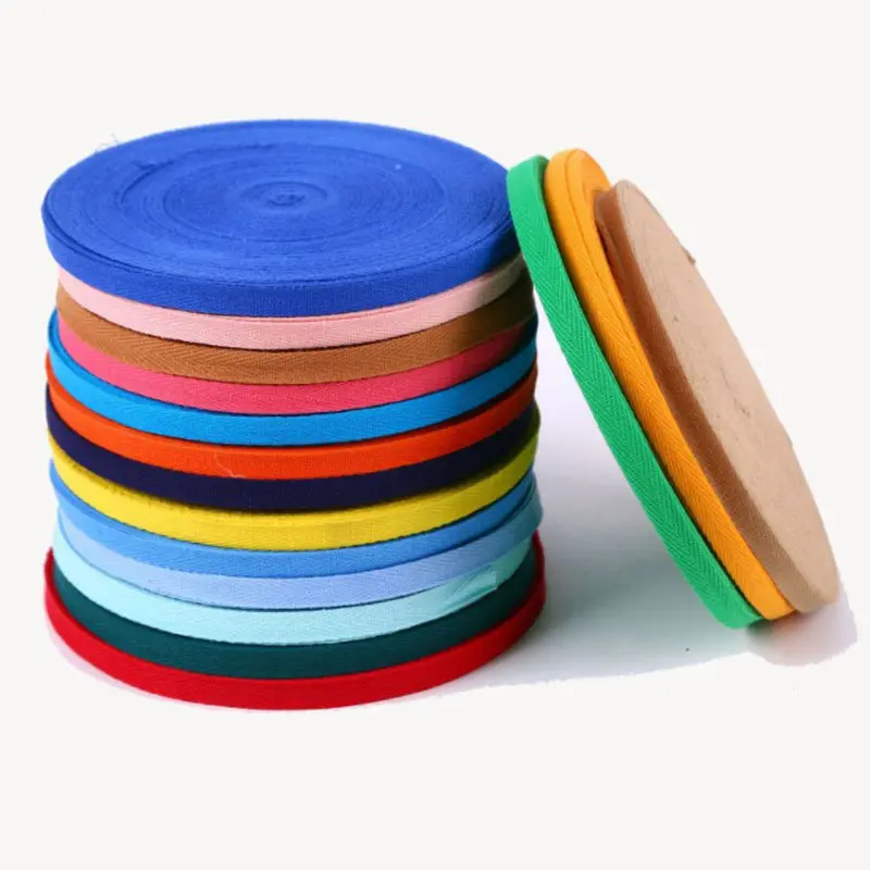 50yards width 2cm Garment Accessories Cotton Ribbon New Herringbone Belt Clothing Edge Band Supply Color 3 | Дом и сад
