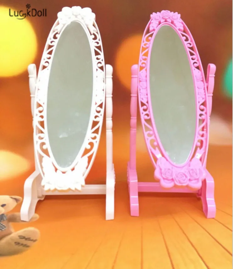 Модное зеркало для пола LUCKDOLL 2 розы зеркальная мини-модель тела зеркальные