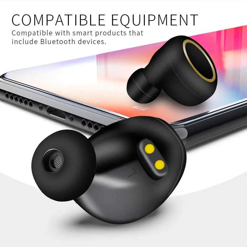 HYASIA TWS Bluetooth 5,0 беспроводные наушники Водонепроницаемая bluetooth-гарнитура 3D Стерео Игровые наушники спортивные наушники гарнитура коробка
