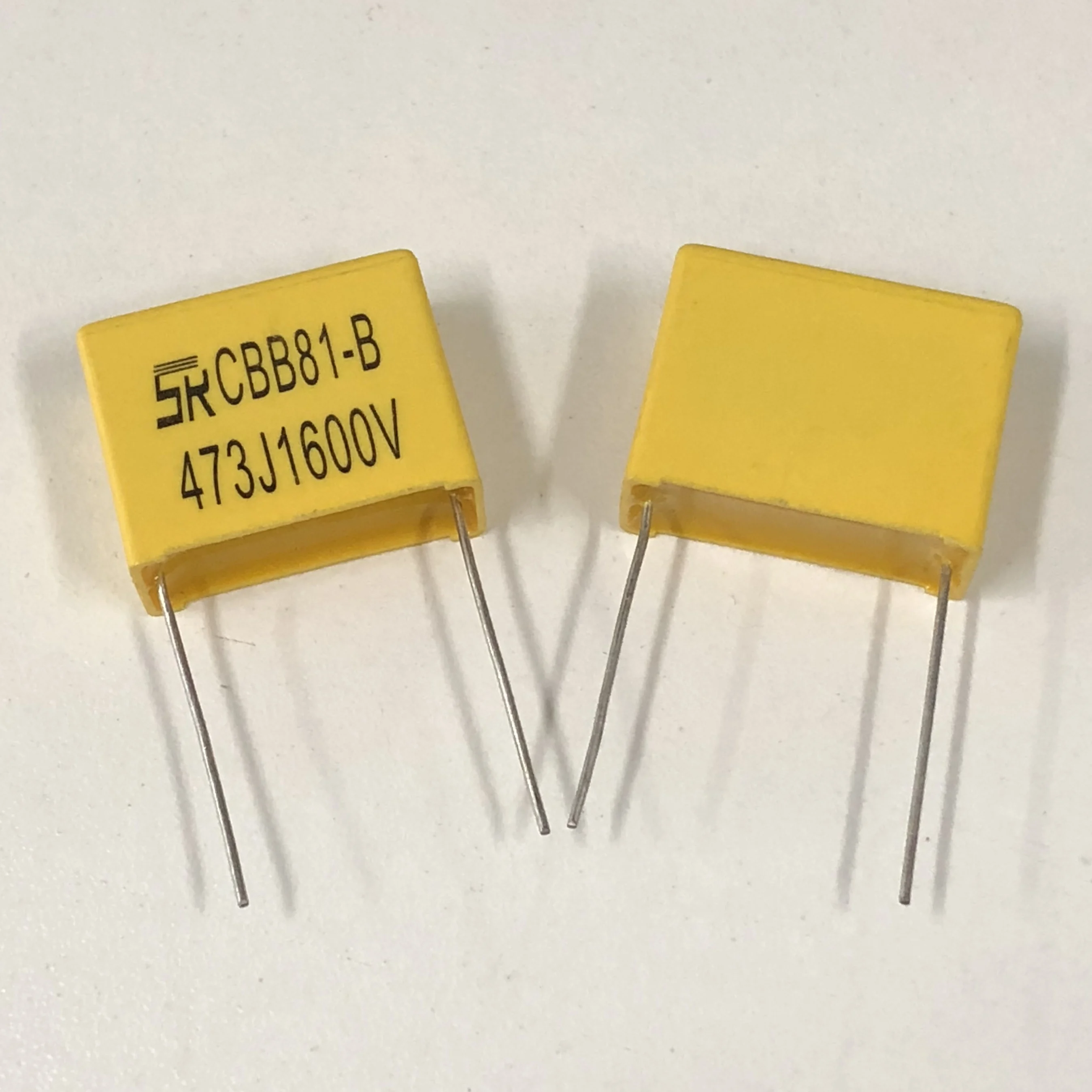 2 шт. Конденсатор CBB 473 1600 V 473J 1.6KV 47nF P22 CBB81 из метализированной полипропиленовой