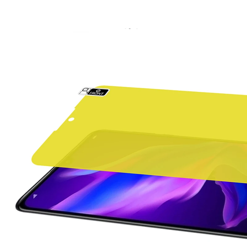 EXUNTON 3 шт для Huawei Nova 4e 3i 3e 3D полное покрытие ультра-тонкая Супер Прозрачная мягкая