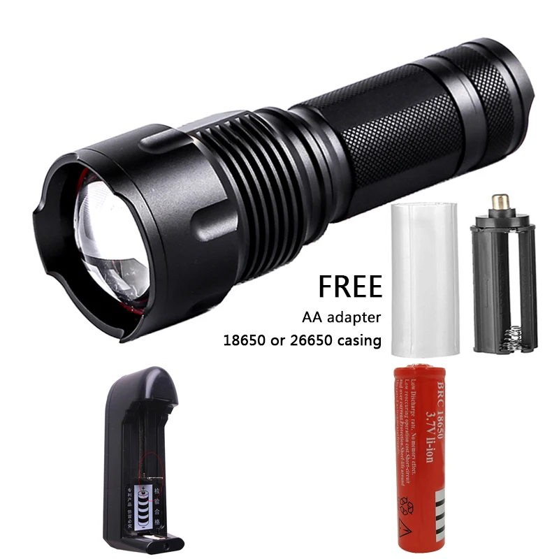 Option B Litwod Z201006 Cree XHP50 XM-L2 U3 XM-L T6 светодиодный вспышка светильник 26650 фонарь Водонепроницаемый вспышка светильник Масштабируемые Портативный походный светильник - Испускаемый цвет: Option B