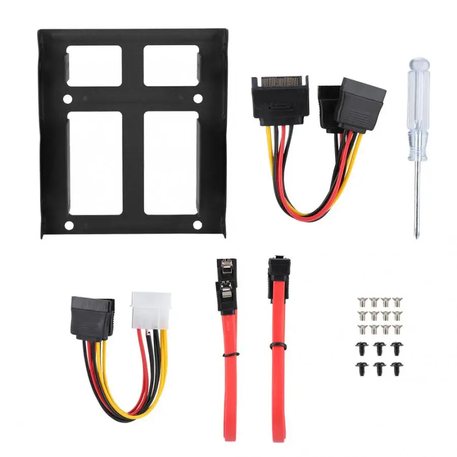 Металлический крепежный адаптер 2 5-3 5 дюйма держатель жесткого диска