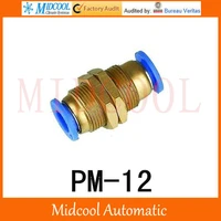 quick connector pm 1212mm clapboard direct way pipe joint plastic socket pneumatic hose componentsair fitting
