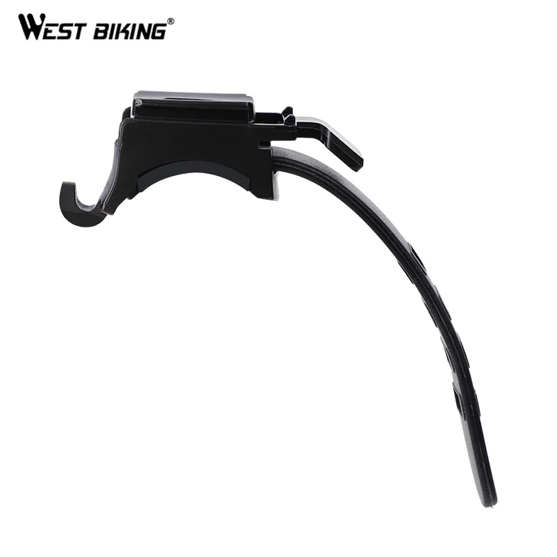WEST BKING Bike Light Rubber Houlder Detachable Bicycle LED Flashlight Torch Mount Holder Clip Front Lamp Light Clamp Holder