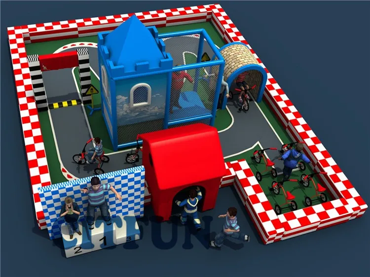 Горячая Распродажа гоночный автомобиль мир торговый центр мягкая крытая игровая