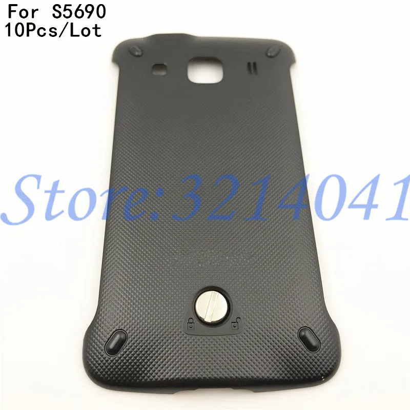 

10Pcs/Lot Original Housing Battery Cover Parts Housing For Samsung Galaxy Xcover S5690 Rear Battery Door Back Cover With Logo