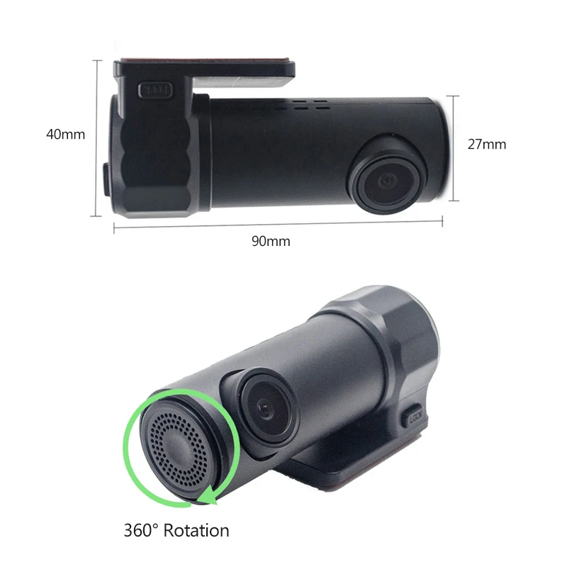 Flordgramy Mini Wireless Hidden Car Dash Cam DVR APP Monitor WiFi Camera Video Recorder Dashcam Night Vision Registrar | Автомобили и