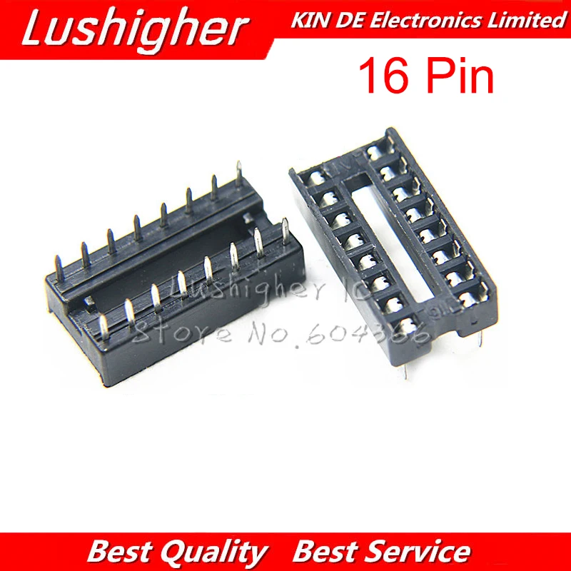 10 шт. DIP 16 16pin Pin DIP16 IC розетки адаптер паяльный тип розетки|Интегральные схемы| |