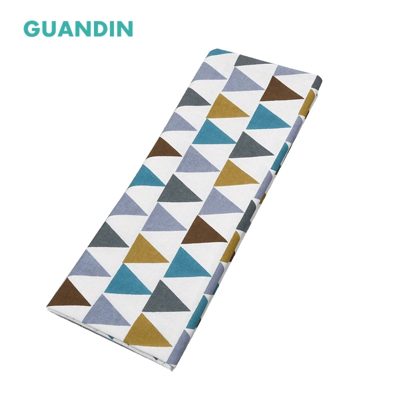 GUANDIN 100х150см новинка 2019 мультяшная Геометрическая серия хлопок лен ткань для