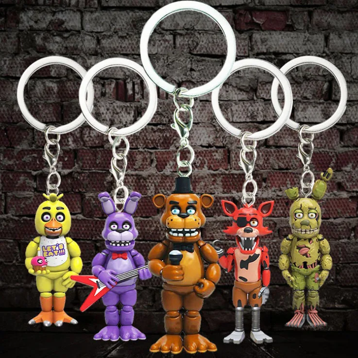 Пять-ночь у Фредди гарем периметра Fnaf брелок для ключей кукла подвеска игрушка |