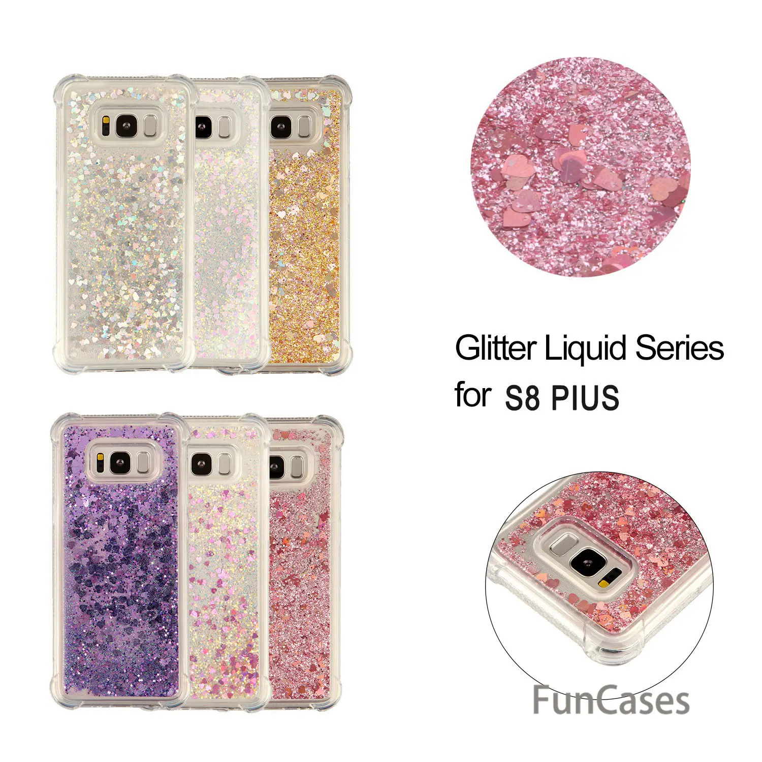 Блестки чехол СПС Coque samsung S8 плюс мягкий ТПУ для телефона Casa Винтаж Bumper Galaxy задняя