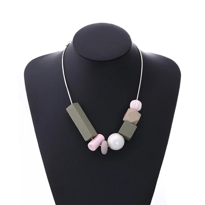 Modebox свежий акриловый кулон элегантный пентастесс для женщин Мути цвет свитер