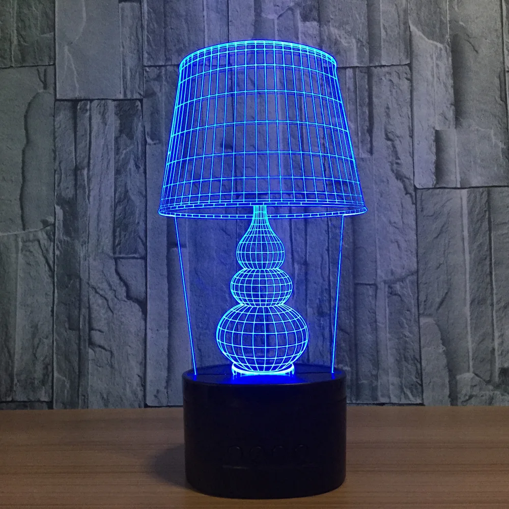 Новинка светодиодная лампа Luminaria De table 3d светодиодные Usb светильники светодиодный