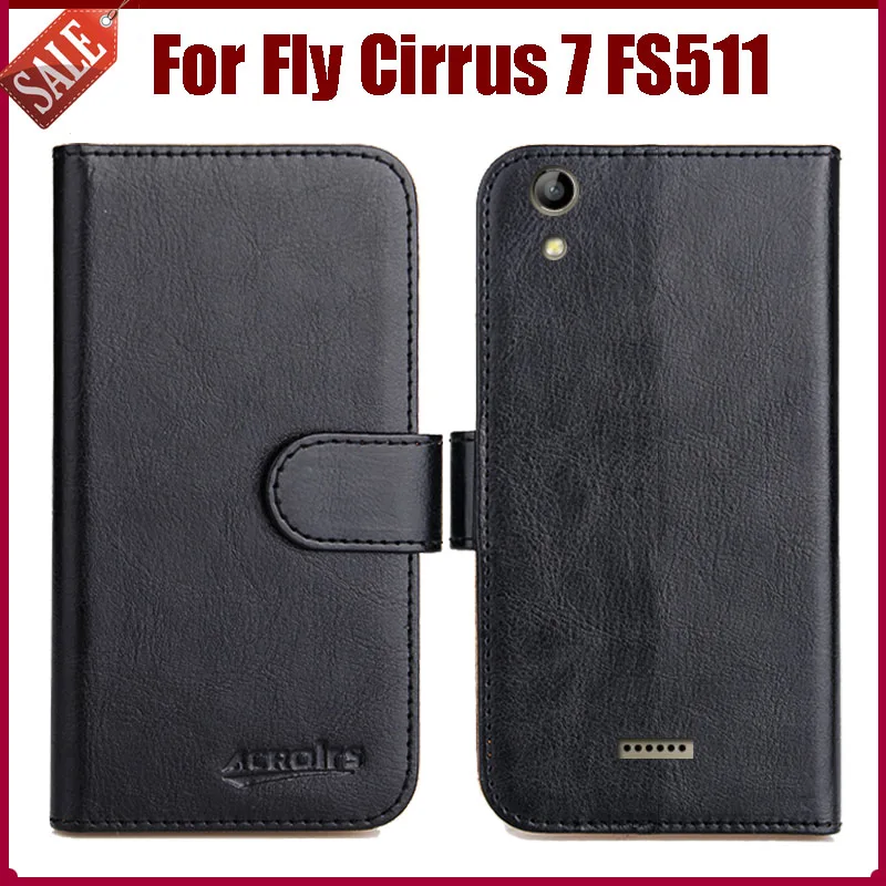 

Hot! Fly Cirrus 7 FS511 Case New Arrival 6 Colors High Quality Flip Leather Protective Cover For Fly Cirrus 7 FS511 Phone Case