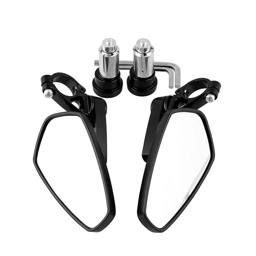7/8 &quot22 мм мотоциклетные торцевые зеркала заднего вида CNC для Kawasaki ER6N ER6F Yamaha MT 03 09 FZ