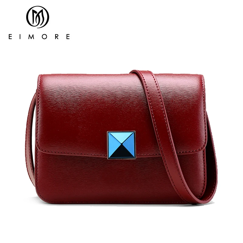 EIMORE дизайнерские сумки через плечо из натуральной кожи для женщин мини сумка на