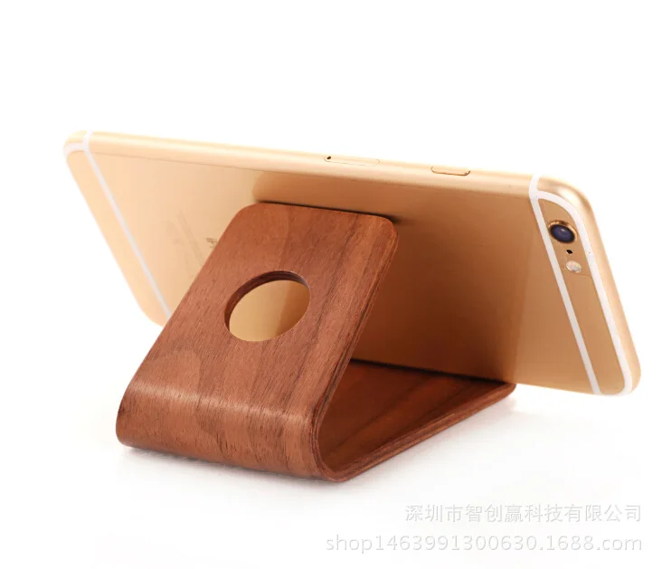 FULAIKATE бамбуковая деревянная подставка для iPhone 7 8 Plus Настольный держатель