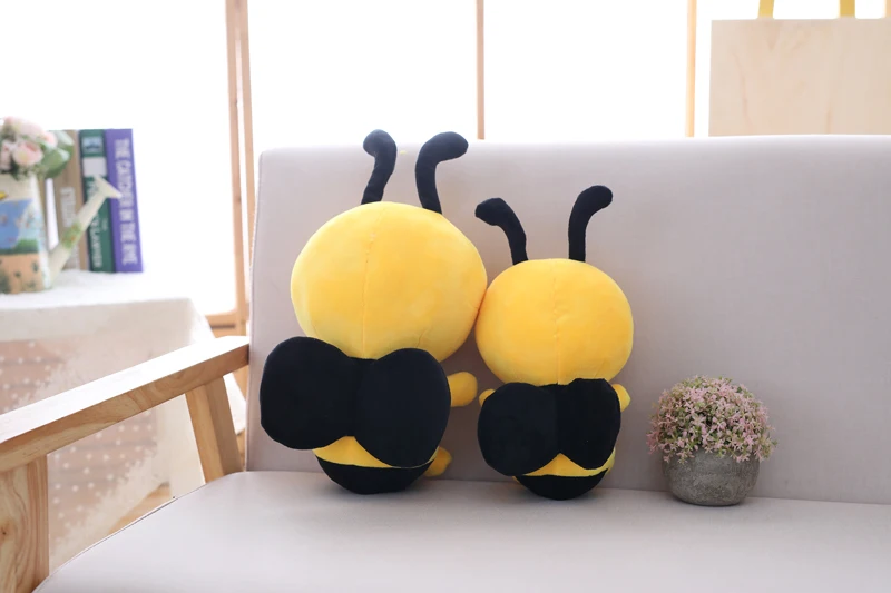 20/25/35/45 cm Adorable Honey Bee Plush Toy Stuffed Insect Toys For Children Home Decoration Decent Bed | Игрушки и хобби