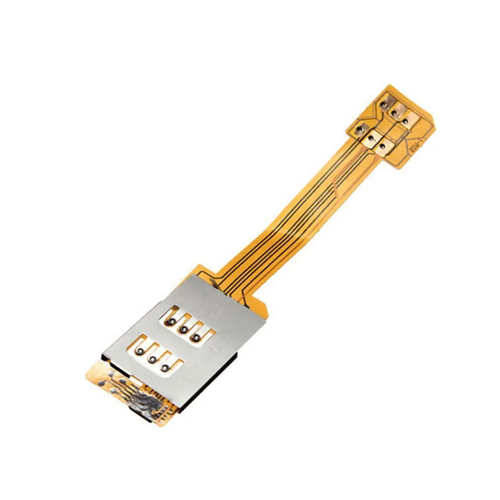 Двойная sim карта двойной адаптер конвертер совместимый мобильный телефон iPhone