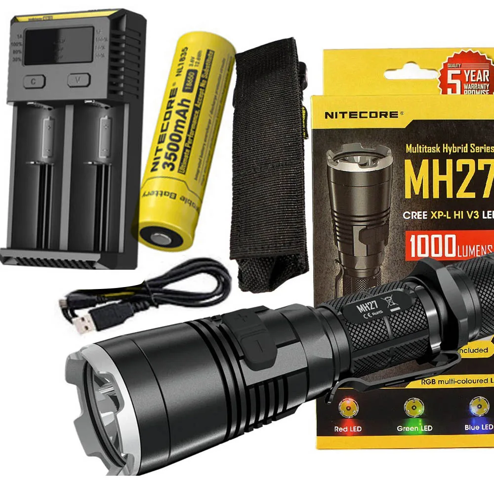 Светодиодный уличный фонарь NITECORE MH27 многозадачный Макс. 1000 лм дальность луча 462 м