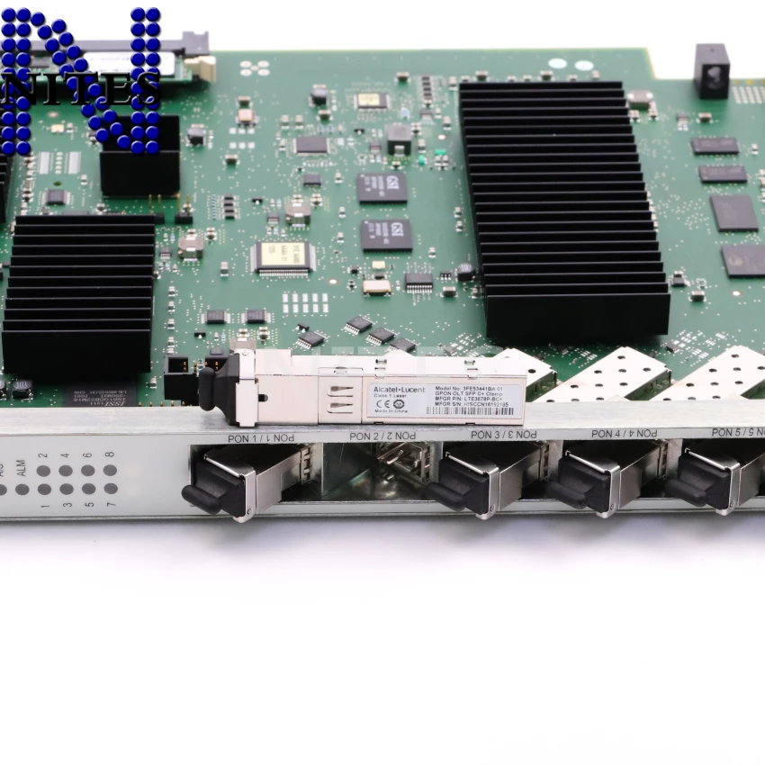 Оригинальный Новый Alcatel Lucent Bell NGLT-A Оптическая сеть с 8 портами gpon для Gpon OLT 7360 |