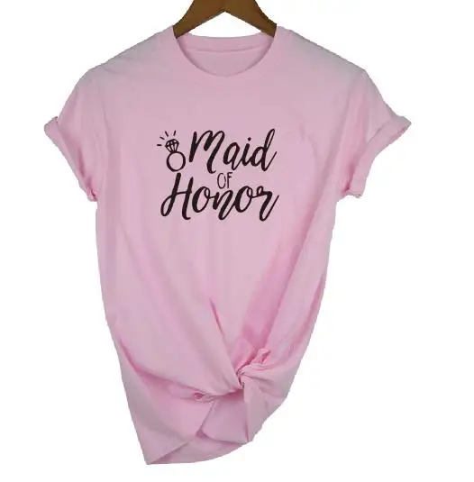 Футболка для невесты девичника отряда горничной чести повседневная женская